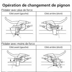Levier De Vélo Frein Et Dérailleur 7 Vitesses Shimano -Velo Pioneur Soldes Boutique levier de velo frein et derailleur 7 vitesses shimano full 5