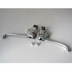 Leviers De Frein Vintage De Vélo DC135 Dia-Compe Couleur Argent -Velo Pioneur Soldes Boutique leviers de frein vintage de velo dc135 dia compe full 3