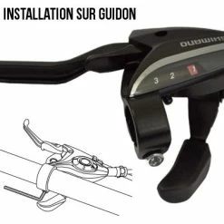 Manette Frein Et Dérailleur Vélo 8 Vitesses Shimano -Velo Pioneur Soldes Boutique manette frein et derailleur velo 8 vitesses shimano full 6
