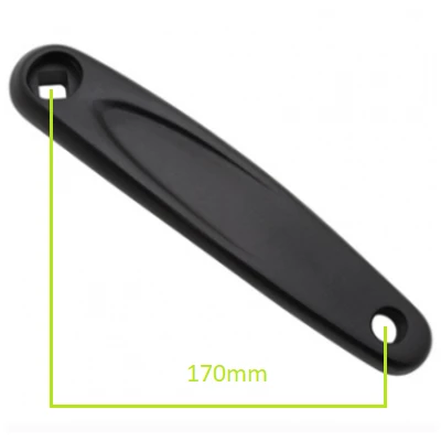 P2R Manivelle Gauche De Vélo Alu Noir 170mm 2 P2R Manivelle Gauche De Vélo Alu Noir 170mm – Image 2