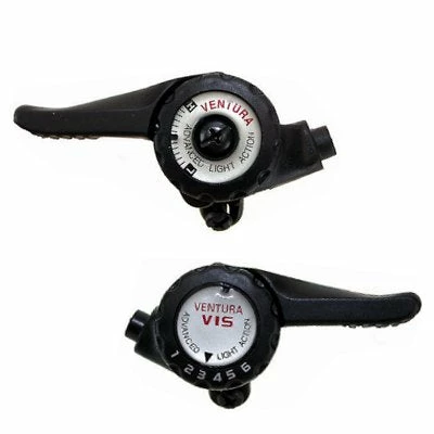 VENTURA Paire De Manettes Pour Commande 3 X 6 Vitesses Du Vélo 1 VENTURA Paire De Manettes Pour Commande 3 X 6 Vitesses Du Vélo