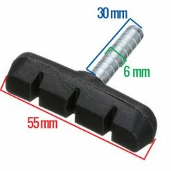 Brandless Patin De Frein Monobloc Cantilever 55 Mm - Par 2 -Velo Pioneur Soldes Boutique patin de frein monobloc cantilever 55 mm par 2 full 5