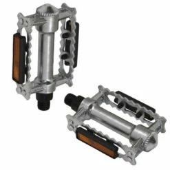 Brandless Pédales Crantées En Acier Chromé Pour Vélo De Ville Et VTC