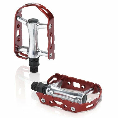Pédales De Vélo Ultralight Rouge VTT VTC - XLC 1 Pédales De Vélo Ultralight Rouge VTT VTC - XLC