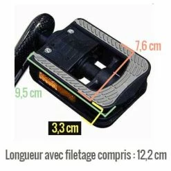 Maxxus Pédales Pliables Antidérapantes Pour Vélo - La Paire -Velo Pioneur Soldes Boutique pedales pliables antiderapantes pour velo la paire full 4