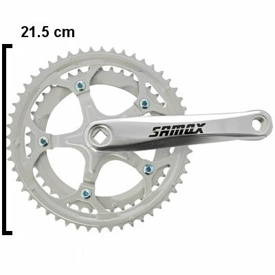 Oxford Pédalier Double 7/8 Vitesses Pour Vélo De Route 42/52 Dents 2 Oxford Pédalier Double 7/8 Vitesses Pour Vélo De Route 42/52 Dents – Image 2