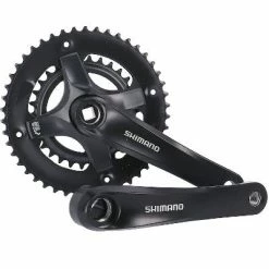 Pédalier Double Plateaux Vélo 7/8V 30/46 Dents Tourney Shimano