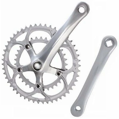 Mighty Pédalier Vélo Double Plateau 34 / 50 Dents 9 Vitesses 1 Mighty Pédalier Vélo Double Plateau 34 / 50 Dents 9 Vitesses