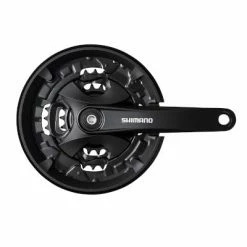 Pédalier Vélo Triple Shimano FC-MT10 3x9V 40/30/22 Dents 175mm