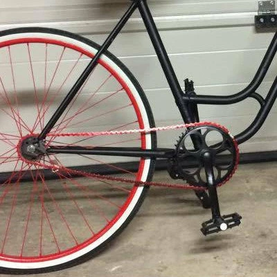 Messingschlager Pédalier Vélo Vintage Noir Singlespeed 44 Dents Pour Axe Carré 3 Messingschlager Pédalier Vélo Vintage Noir Singlespeed 44 Dents Pour Axe Carré – Image 3