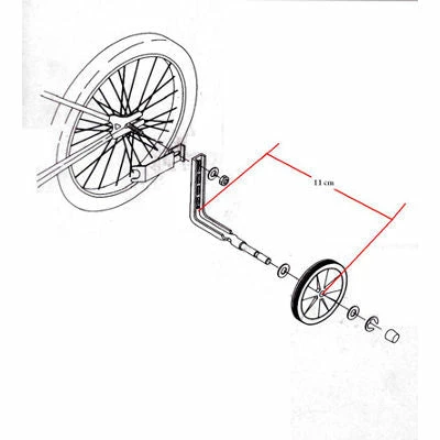 Brandless Petites Roues Pour Vélo Enfant 12 à 20 Pouces 2 Brandless Petites Roues Pour Vélo Enfant 12 à 20 Pouces – Image 2