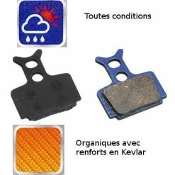 Brakco Plaquette Organique Frein à Disque Vélo Formula, Mega One, R1, R -Velo Pioneur Soldes Boutique plaquette organique frein a disque velo formula mega one r1 r full 4
