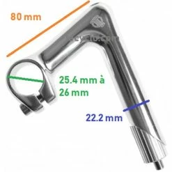 Potence Plongeur BLB Pour Vélo Vintage Retro Quill -Velo Pioneur Soldes Boutique potence plongeur blb pour velo vintage retro quill full 4