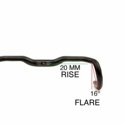 Ergotec-Humpert Cintre Gravel Ergotec Randonneur ER-20 31,8 Mm Noir -Velo Pioneur Soldes Boutique randonneur gravel 1