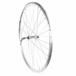 Rodi Roue Avant Vélo De Ville 28 Pouces -Velo Pioneur Soldes Boutique roue avant velo de ville 28 pouces argent full