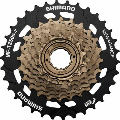 Roue Libre Shimano 7 Vitesses 14-34 Dents Megarange MFTZ502 1 Roue Libre Shimano 7 Vitesses 14-34 Dents Megarange MFTZ502