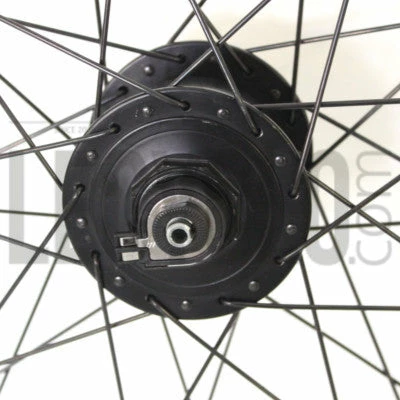 Roue Vélo Avant Noire Moyeu Dynamo 28 Pouces Rodi 2 Roue Vélo Avant Noire Moyeu Dynamo 28 Pouces Rodi – Image 2