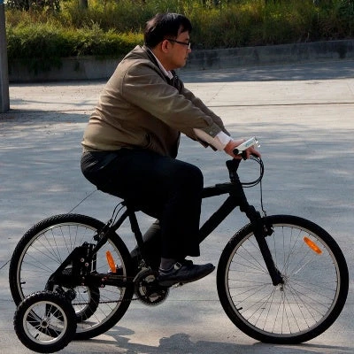 XPRIT Roues Stabilisatrices Pour Vélo Adulte Fixation Hauban Et Base 3 XPRIT Roues Stabilisatrices Pour Vélo Adulte Fixation Hauban Et Base – Image 3