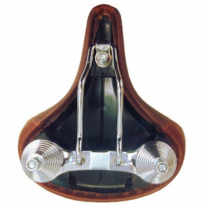 VELO Selle De Vélo Rétro Cruiser Grand Confort Marron 3 VELO Selle De Vélo Rétro Cruiser Grand Confort Marron – Image 3