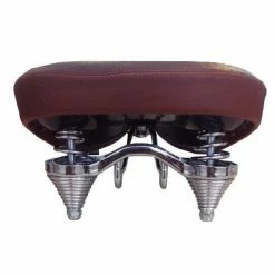 VELO Selle De Vélo Rétro Cruiser Grand Confort Marron 8 VELO Selle De Vélo Rétro Cruiser Grand Confort Marron -Velo Pioneur Soldes Boutique selle de velo retro cruiser grand confort marron full 4