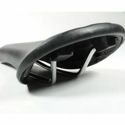 VELO Selle De Vélo Rétro Impression Cuir Noir -Velo Pioneur Soldes Boutique selle de velo retro impression cuir noir full 3