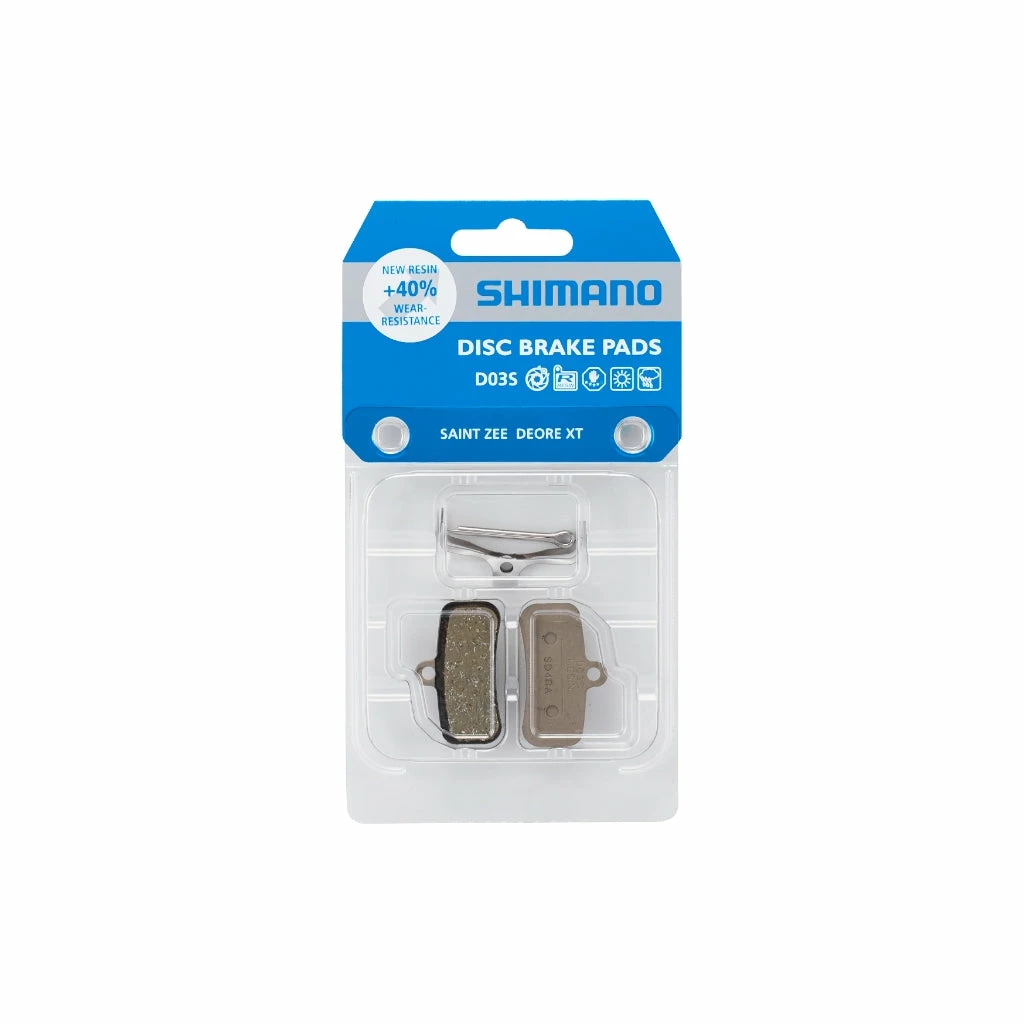 Plaquettes Frein à Disque Vélo En Résine D03S-RX Shimano 2 Plaquettes Frein à Disque Vélo En Résine D03S-RX Shimano – Image 2